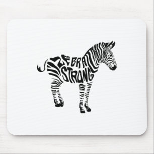 Cute Zebra Strong Ehlers Danlos Syndrome Awareness Muismat