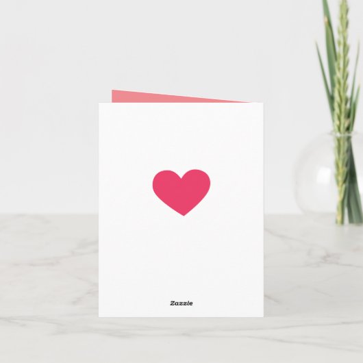 Cute Zebras Happy Valentine's Day Holiday Card Feestdagen Kaart (Achterkant)