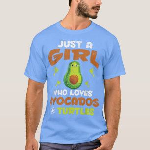 Cute Zee Animal Avocado Lover Girls Women Ocean Pe T-shirt