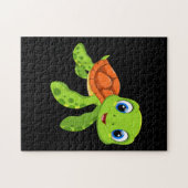 Cute Zee Baby Turtle Gift Legpuzzel (Horizontaal)