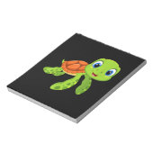 Cute Zee Baby Turtle Gift Notitieblok (Linkerzijde)