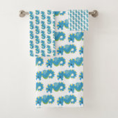 Cute zee creature - Seahorse Bad Handdoek (Insitu)