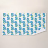 Cute zee creature - Seahorse Badhanddoek (Badhanddoek)