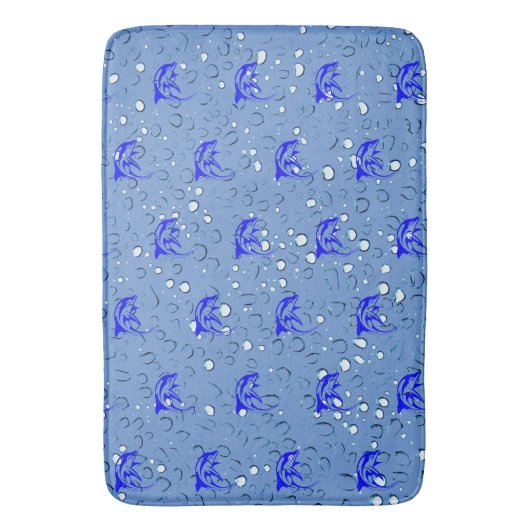 Cute Zee Dolphin Badmat (Voorkant Verticaal)