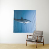 Cute Zee Dolphin Wandkleed (In Situ (horizontaal))