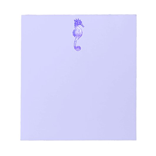 Cute Zee Horse Marine Animal Gift Notitieblok (Voorkant)