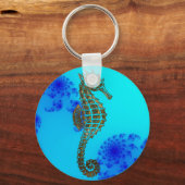 Cute Zee Horse Marine Animal Gift Sleutelhanger (Voorkant)