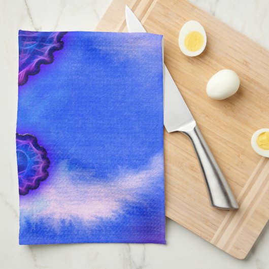 Cute Zee Horse Marine Animal Gift Theedoek (Quarter Fold)