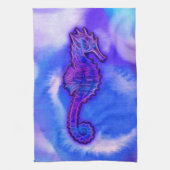 Cute Zee Horse Marine Animal Gift Theedoek (Verticaal)