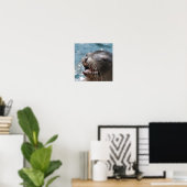 Cute Zee Lion Poster (Thuiskantoor)
