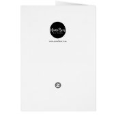 Cute Zee Lion Waterverf Art | O Hallo daar-kaart (Achterkant)