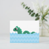 Cute Zee Monster Briefkaart (Staand voorkant)