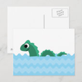 Cute Zee Monster Briefkaart (Voorkant / Achterkant)