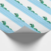 Cute Zee Monster Cadeaupapier (Hoek)