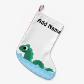 Cute Zee Monster Kleine Kerstsok (Voorkant (Hangend))