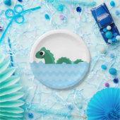 Cute Zee Monster Papieren Bordje (Feest)