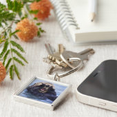 Cute Zee Otter | Alaska, Verenigde Staten Sleutelhanger (Zijkant)