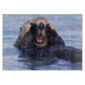 Cute Zee Otter | Alaska, Verenigde Staten Snijplank (Voorkant)