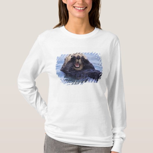Cute Zee Otter | Alaska, Verenigde Staten T-shirt (Voorkant)