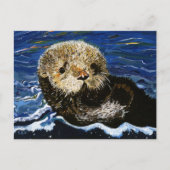 Cute Zee Otter Briefkaart (Voorkant)