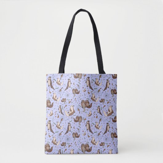 Cute Zee Otter Canvas tas (Voorkant)