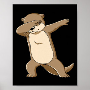Cute Zee Otter Dansans Kinder Vrouwen Mannen Poster