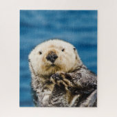 Cute Zee Otter puzzle Legpuzzel (Verticaal)