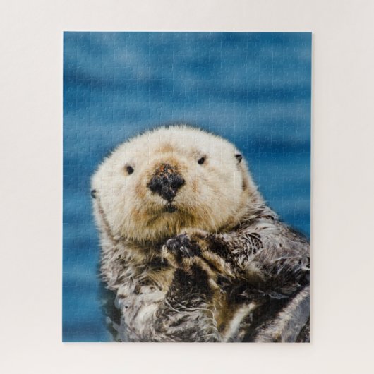 Cute Zee Otter puzzle Legpuzzel (Verticaal)