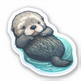 Cute Zee Otter Sticker