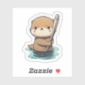 Cute Zee Otter Sticker (Vel)