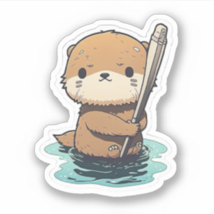 Cute Zee Otter Sticker