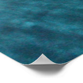 Cute Zee Turtle and Fish Swimming Poster (Hoek)