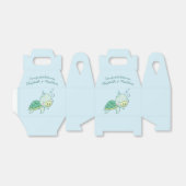 Cute Zee Turtle Baby shower Kawaii Bedankdoosjes (Uitgevouwen)