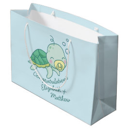 Cute Zee Turtle Baby shower Kawaii Groot Cadeauzakje