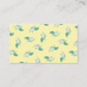 Cute Zee Turtle Baby shower Kawaii raad hoeveel Informatiekaartje (Achterkant)