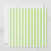 Cute Zee Turtle Birthday Party Invite - Green Kaart (Achterkant)
