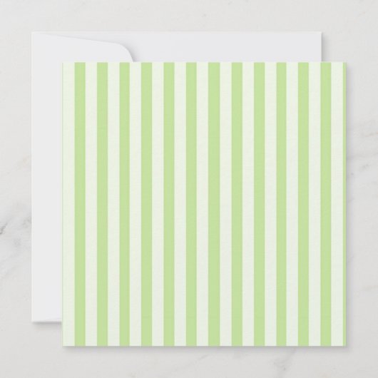 Cute Zee Turtle Birthday Party Invite - Green Kaart (Achterkant)