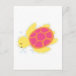 Cute Zee Turtle Briefkaart