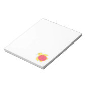 Cute Zee Turtle Custom Notitieblok (Linkerzijde)