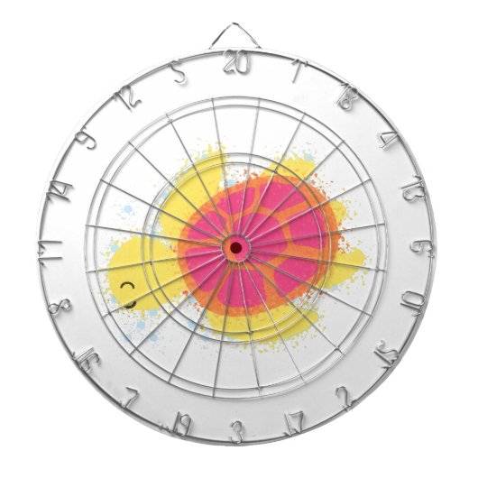Cute Zee Turtle Dartbord (Voorkant)