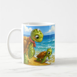Cute Zee Turtle Koffiemok