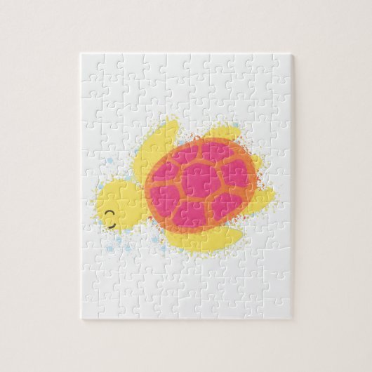 Cute Zee Turtle Legpuzzel (Verticaal)
