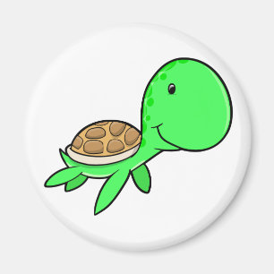 Cute Zee Turtle Magnet