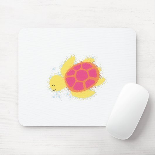 Cute Zee Turtle Muismat (Met muis)