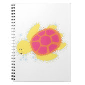 Cute Zee Turtle Notitieboek (Voorkant)