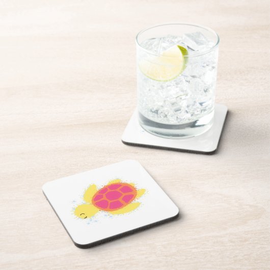 Cute Zee Turtle Onderzetter (Rechterzijde)