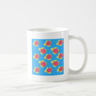 Cute Zee Turtle Pattern Koffiemok