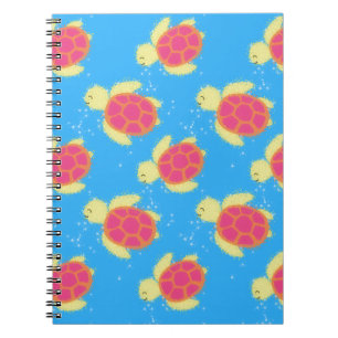 Cute Zee Turtle Pattern Notitieboek