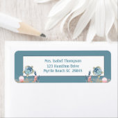 Cute Zee Turtle Return Label (Insitu)