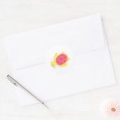 Cute Zee Turtle Ronde Sticker (Envelop)